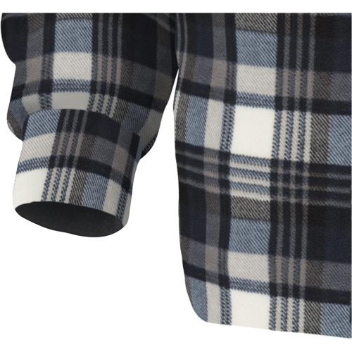 415BG Quilted Hooded Shirt, Men's, X-Small, Multi-Colour NRZ Safety Inc.