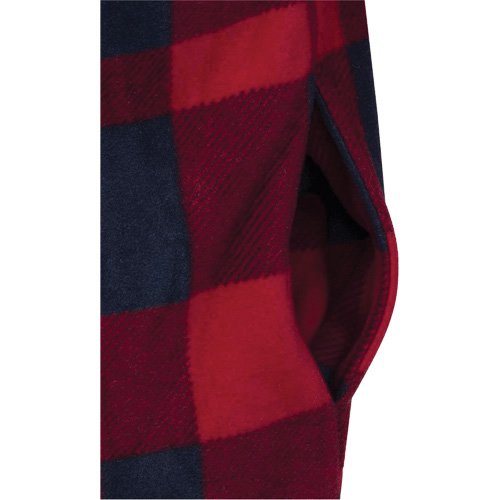 415RB Quilted Hooded Shirt, Men's, Small, Multi-Colour NRZ Safety Inc.