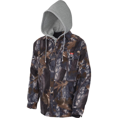 415CM Quilted Hooded Shirt, Men's, X-Small, Multi-Colour NRZ Safety Inc.