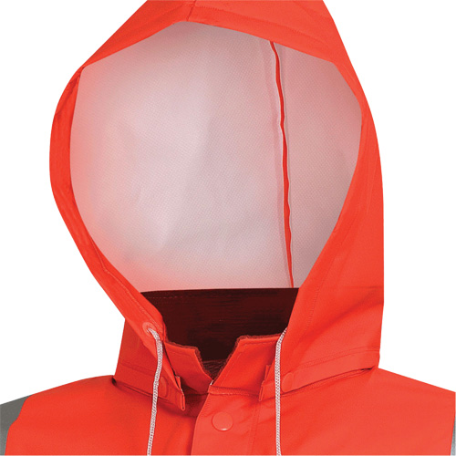 576J Veste de pluie ignifuge haute visibilit&eacute;, Petit, Orange haute visibilit&eacute; NRZ Safety Inc.