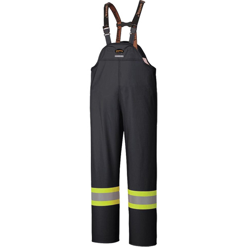 5895BK Salopettes extensibles imperm&eacute;ables et ignifuges, T-petit, Noir NRZ Safety Inc.