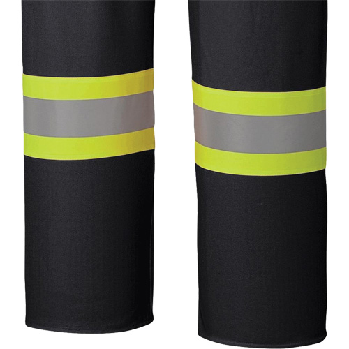 5895BK Salopettes extensibles imperm&eacute;ables et ignifuges, T-petit, Noir NRZ Safety Inc.