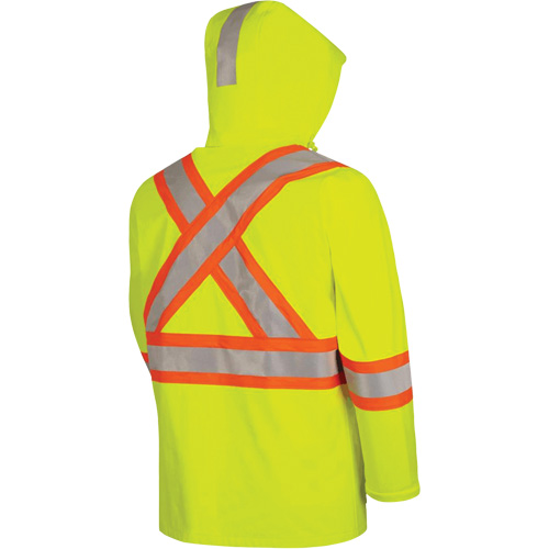 5881 FR/Arc-Rated Waterproof Rain Jacket, X-Small, High Visibility Yellow, 10 cal/cm² NRZ Safety Inc.