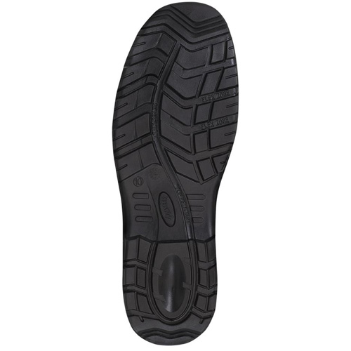 1027 Bottes de travail 8" noires, Cuir, Embout Acier, Taille 10 NRZ Safety Inc.