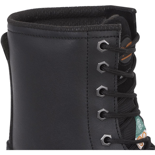 1027 Bottes de travail 8" noires, Cuir, Embout Acier, Taille 10 NRZ Safety Inc.