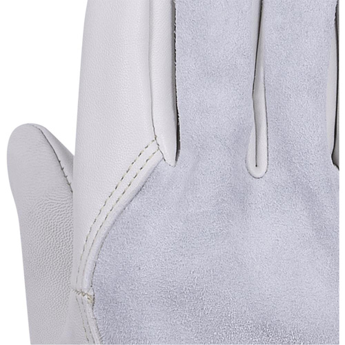 535G Gants de chauffeur beige, Petit, Paume en Cuir fleur de vache NRZ Safety Inc.