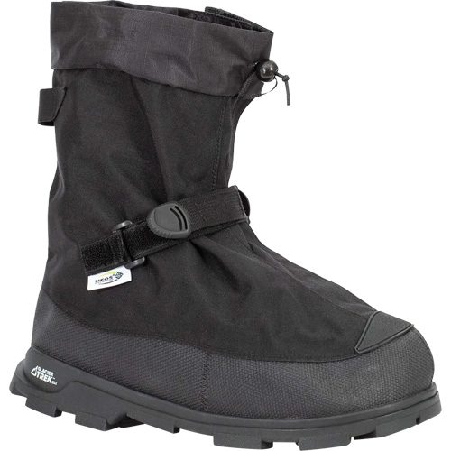 Couvre-chaussure &agrave; crampons avec talonni&egrave;re Voyager Glacier Trek, Nylon/Polyur&eacute;thane, Boucle, Convient &agrave; Hommes 5 - 6,5/Femmes 6 - 8 NRZ Safety Inc.