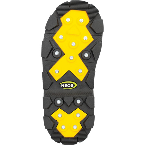 Couvre-chaussure &agrave; crampons avec talonni&egrave;re Voyager Glacier Trek, Nylon/Polyur&eacute;thane, Boucle, Convient &agrave; Hommes 5 - 6,5/Femmes 6 - 8 NRZ Safety Inc.