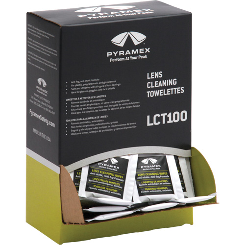 Lingettes nettoyantes pour lentilles NRZ Safety Inc.