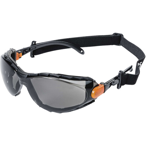 XPS502 Sealed Safety Glasses, Smoke Lens, Anti-Fog/Anti-Scratch NRZ Safety Inc.