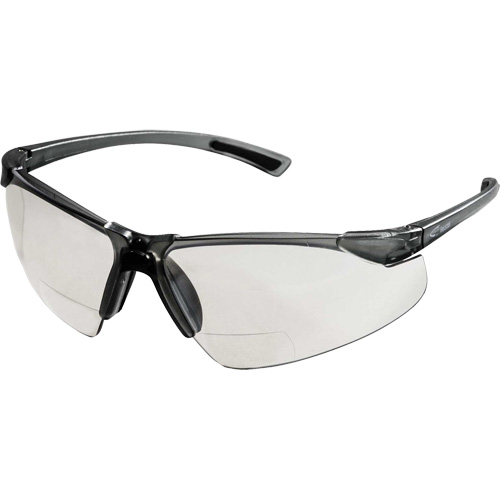 XM340RX Lunettes de s&eacute;curit&eacute; avec grossissement 2X, Lentille Transparent, Anti-&eacute;gratignures, ANSI Z87+/R&eacute;pond ou surpasse la norme CSA Z94.3 NRZ Safety Inc.