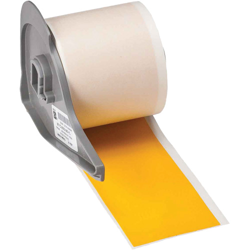 All-Weather Permanent Adhesive Label Tape, Vinyl, Yellow, 2" Width NRZ Safety Inc.