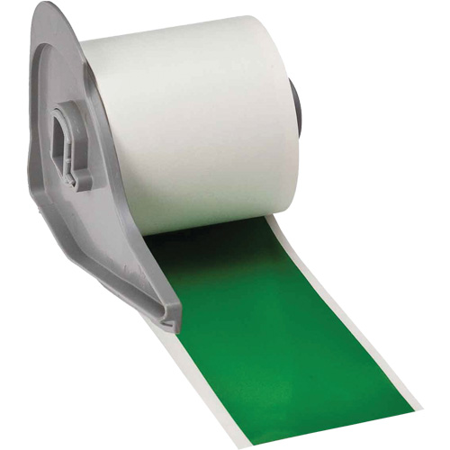 All-Weather Permanent Adhesive Label Tape, Vinyl, Green, 2" Width NRZ Safety Inc.