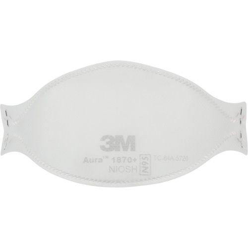 Appareil de protection respiratoire contre les particules pour soins de sant&eacute; et masque chirurgical 1870+ Aura, N95, Certifi&eacute; NIOSH/Homologu&eacute; FDA NRZ Safety Inc.