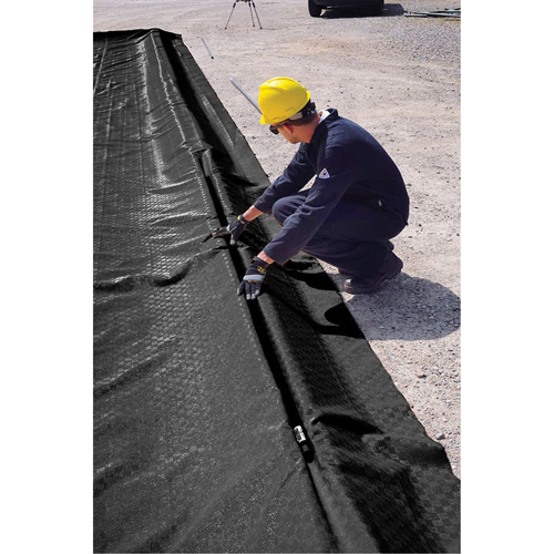 Gorilla Berm Ultra-Containment Berm&reg;, 665 US gal. Capacity, 13' W x 13' L x 6" H, Foam Wall NRZ Safety Inc.