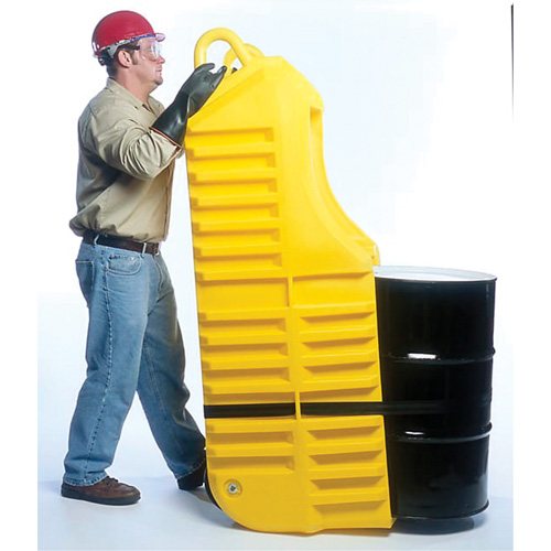 Chariot pour baril, 26,5'' lo x 26,5'' la x 5'' h, Cap. de d&eacute;versement 800 gal. US NRZ Safety Inc.