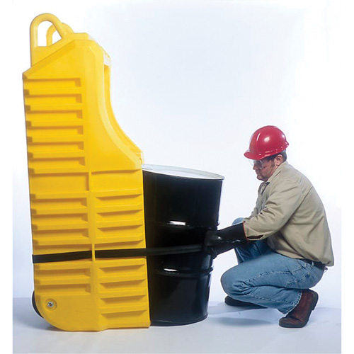 Chariot pour baril, 26,5'' lo x 26,5'' la x 5'' h, Cap. de d&eacute;versement 800 gal. US NRZ Safety Inc.