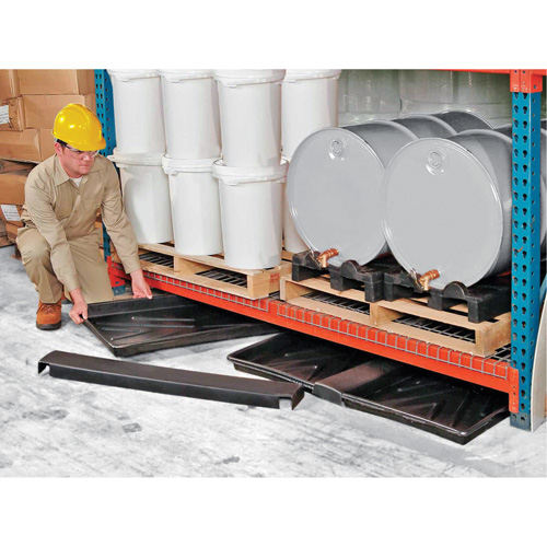 Ultra-Rack Containment Tray – plateau double, 48" lo x 44" la x 2,8" h, Cap. de d&eacute;versement 16 gal. US NRZ Safety Inc.