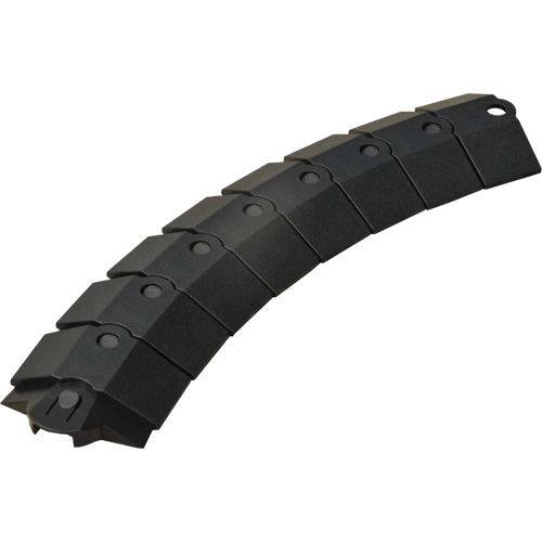 Small Ultra-Sidewinder Cable Protection System avec capuchons, 39,5" x 3" x 0,8", 2000 lb (1 tonne) NRZ Safety Inc.