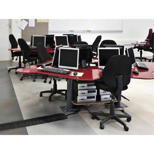 Medium Ultra-Sidewinder Cable Protection System&reg; with Endcaps, 33" x 9.8" x 1.4", 260 lbs. (0.13 tons) NRZ Safety Inc.