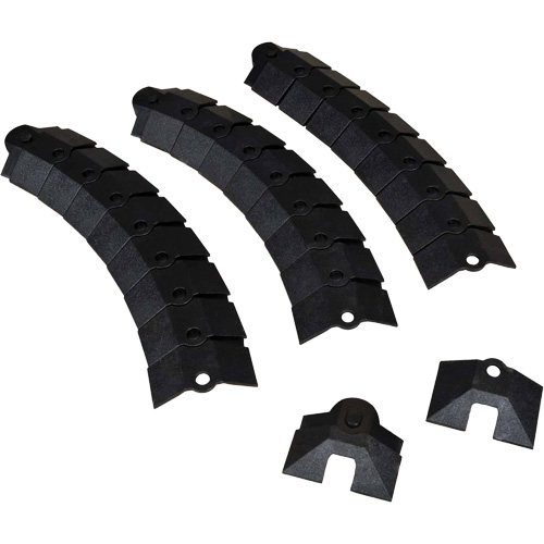 Grand Ultra-Sidewinder Cable Protection System avec capuchons, 34" x 13,6" x 2,1", 260 lb (0,13 tonnes) NRZ Safety Inc.