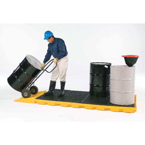 Ultra-Spill Deck 8 barils, Capacit&eacute; de d&eacute;versement 75 gal. US, 98,5" x 50" x 5,3" NRZ Safety Inc.