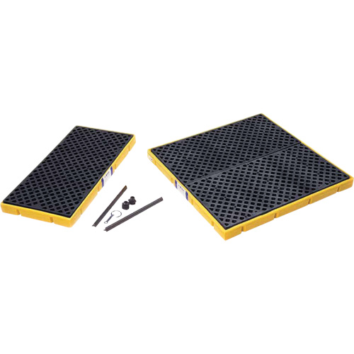 4-Drum Ultra-Spill Deck&reg;, 35 US gal. Spill Capacity, 54.5" x 54.5" x 4.3" NRZ Safety Inc.