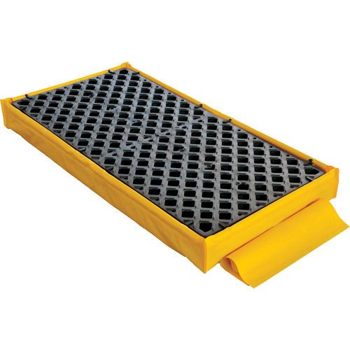 2-Drum Flexible Ultra-Spill Deck&reg; Bladder System, 88 US gal. Spill Capacity, 48" x 27" x 5" NRZ Safety Inc.
