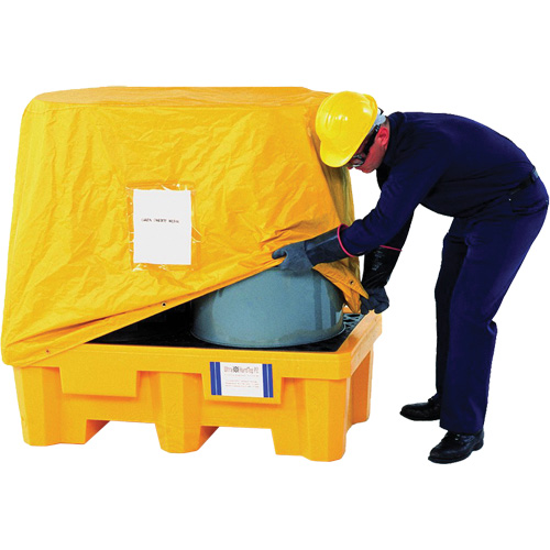 2-Drum Ultra-Spill Pallet&reg;, 66 US gal. Spill Capacity, 53" x 29" x 16.5" NRZ Safety Inc.