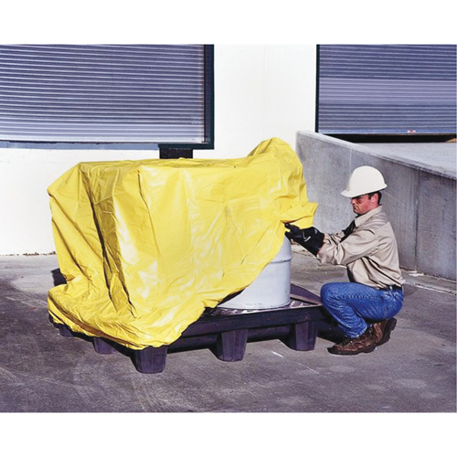 4-Drum Spill Pallet Pullover Cover NRZ Safety Inc.