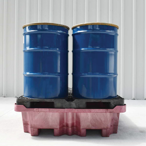 Palette de d&eacute;versement Ultra-Spill King, 4 barils, Capacit&eacute; de d&eacute;versement 85 gal. US, 51" x 51" x 17,5" NRZ Safety Inc.