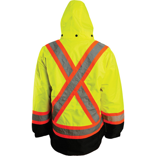 Veste 7 en 1, Polyester, Orange haute visibilit&eacute;, 2T-Grand NRZ Safety Inc.