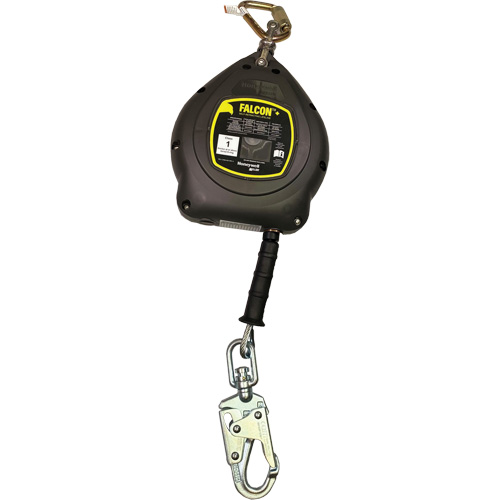 Cordage de s&eacute;curit&eacute; autor&eacute;tractable Falcon +, 30', Acier galvanis&eacute;, Pivotant NRZ Safety Inc.