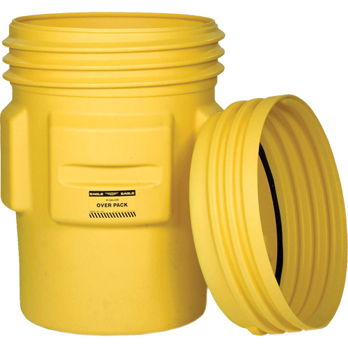 Baril en plastique pour suremballage, 95 gal. US, Stationnaire NRZ Safety Inc.