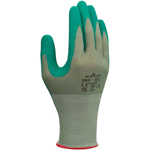 Gants de travail biod&eacute;gradables 383, 6/Petit, R&ecirc;vetement Nitrile, Calibre 13, Enveloppe en Polyester NRZ Safety Inc.