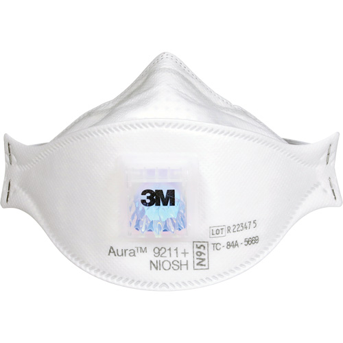 Respirateur &agrave; particules Aura 9211+, N95, Certifi&eacute; NIOSH NRZ Safety Inc.