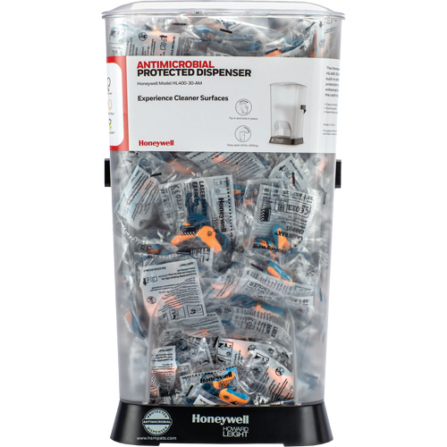 HL400 AM Corded Earplug Dispenser with LT-30 Earplugs Canister NRZ Safety Inc.
