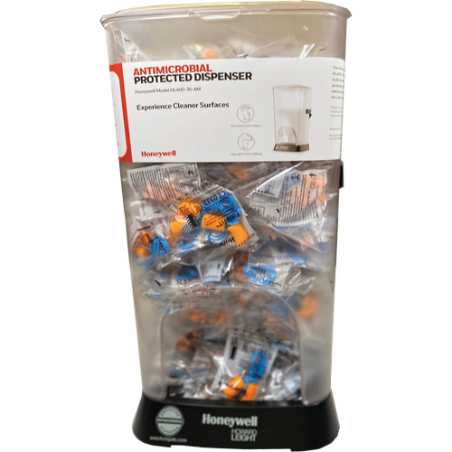 HL400 AM Corded Earplug Dispenser with FF-30 Earplugs Canister NRZ Safety Inc.
