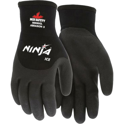 Gants dhiver isol&eacute;s Ninja Ice, Moyen, R&ecirc;vetement HPT, Calibre 15, Enveloppe en Nylon NRZ Safety Inc.