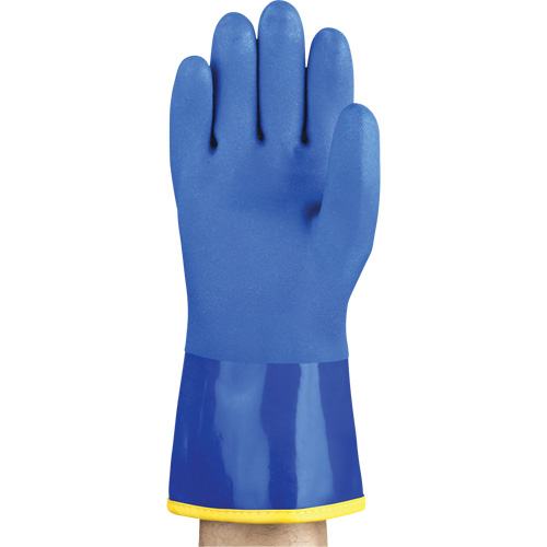 AlphaTec&reg; 23-202 PVC Gloves, Size 8, 11.8" L, Cotton, Fleece Inner Lining NRZ Safety Inc.