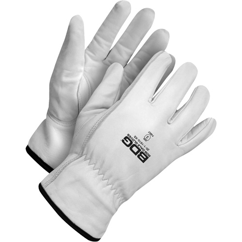 Gants de chauffeur r&eacute;sistants &agrave; la perforation, Petit, Paume en Cuir fleur de ch&egrave;vre NRZ Safety Inc.