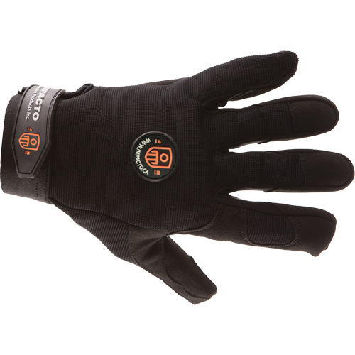 Gants de m&eacute;canicien anti-chocs, 7/Petit, Paume en Synth&eacute;tique/Su&egrave;de, Poignet &eacute;lastique/Boucle et crochet NRZ Safety Inc.