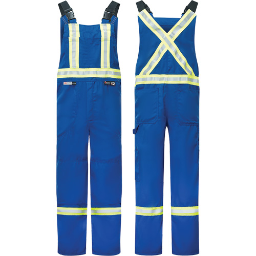 Salopette antistatique et ignifuge 6,5 oz Westex DH, Petit, Bleu royal NRZ Safety Inc.