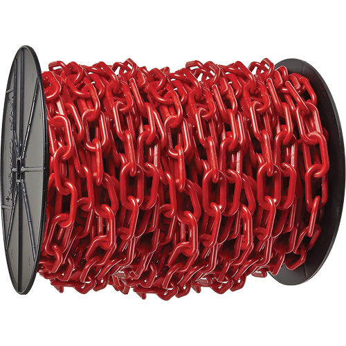 Heavy-Duty Plastic Safety Chain, Red NRZ Safety Inc.