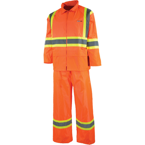 V&ecirc;tement imperm&eacute;able &eacute;tanche, Nylon/PVC, T-petit, Orange haute visibilit&eacute; NRZ Safety Inc.