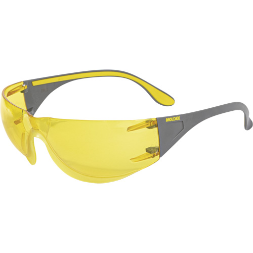Lunettes de s&eacute;curit&eacute; Adapt, Lentille Ambr&eacute;e, Antibu&eacute;e/Anti-&eacute;gratignures, ANSI Z87+/R&eacute;pond ou surpasse la norme CSA Z94.3 NRZ Safety Inc.