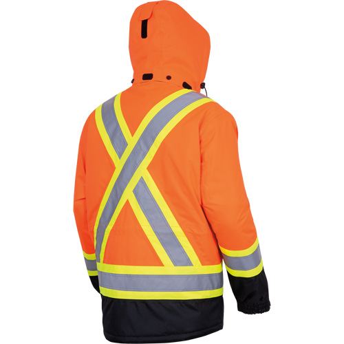 5407 Waterproof Insulated Heated Safety Jacket, Men's, Small, High-Visibility Orange NRZ Safety Inc.