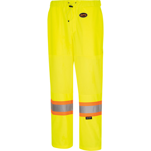 5999PW Pantalon de s&eacute;curit&eacute; routi&egrave;re pour femmes, Polyester, T-petit, Jaune lime haute visibilit&eacute; NRZ Safety Inc.