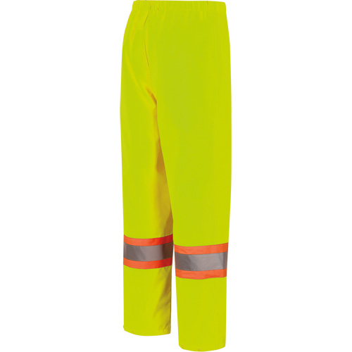 5629W Women's Waterproof Bib Pants, Polyester/Polyurethane, X-Small, High Visibility Lime-Yellow NRZ Safety Inc.