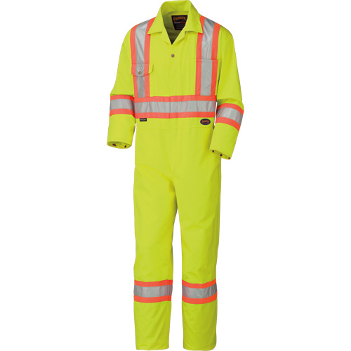 5512T Combinaison haute visibilit&eacute;, 40 (grand taille), Jaune lime haute visibilit&eacute; NRZ Safety Inc.